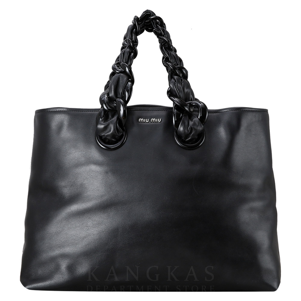MIU MIU(USED)미우미우 레더 토트백